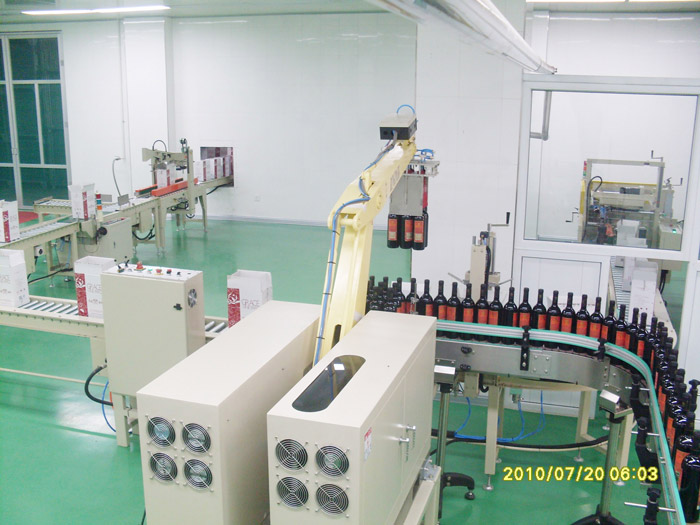 酒全自動(dòng)包裝線